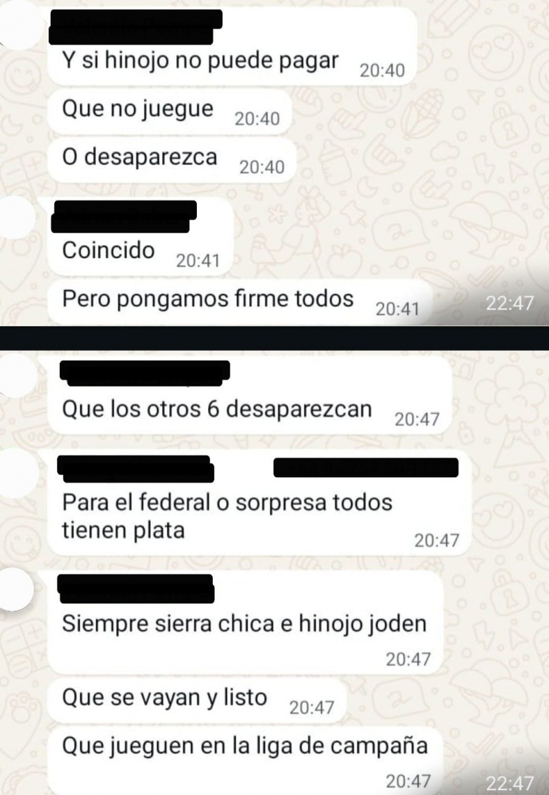 El chat de los �rbitros que indign� a los dirigentes de la LFO